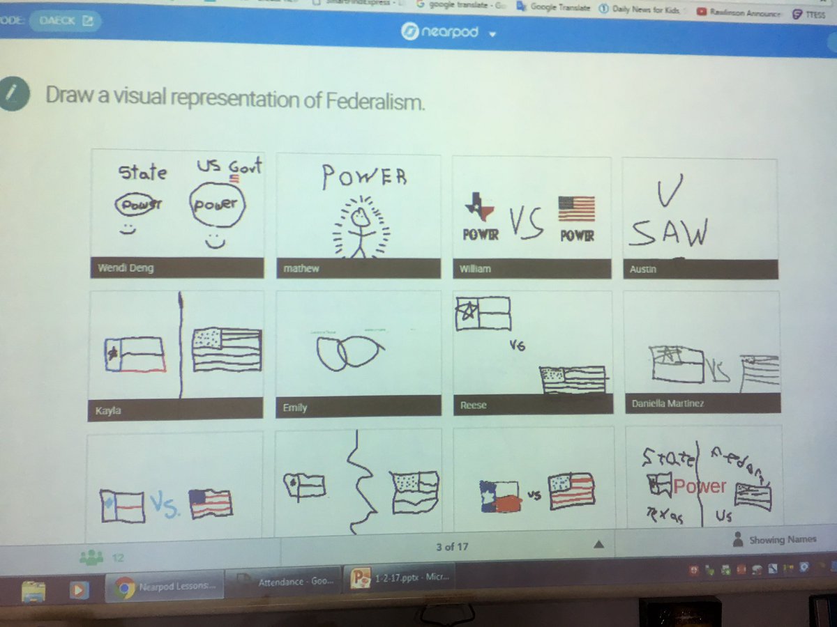 MrsECountryman's tweet photo. Starting the NY off tacking @nearpod for the 1st time. Kids loved it. #BeUncommon #TTESSgoals #studentengagement https://t.co/empZc54X34