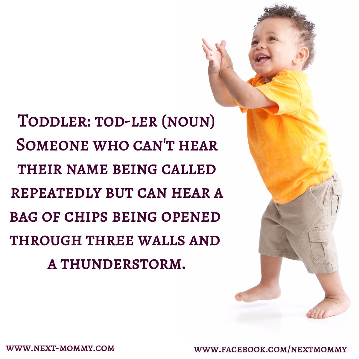 Next_Mommy's tweet photo. The definition of a toddler :) https://t.co/eoxGi344Mz