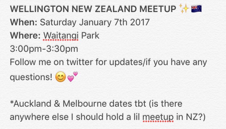 MissMikaylaG's tweet photo. Wellington NZ Peeps ✨ https://t.co/s6fpLMGjNF