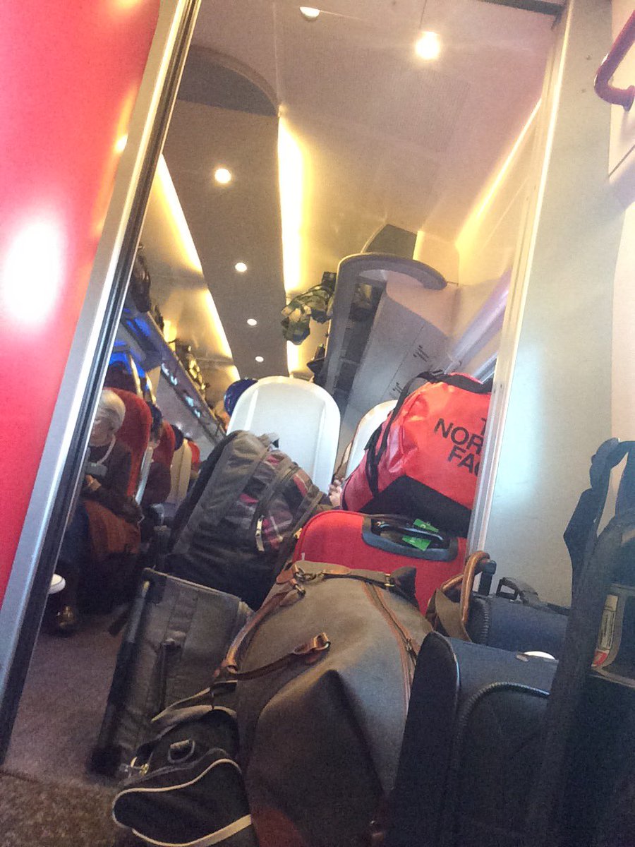Loving the journey back to London! Thanks @VirginTrains no chance of a seat and £80+ for the experience. #toiletsmells  #openfirstclass
