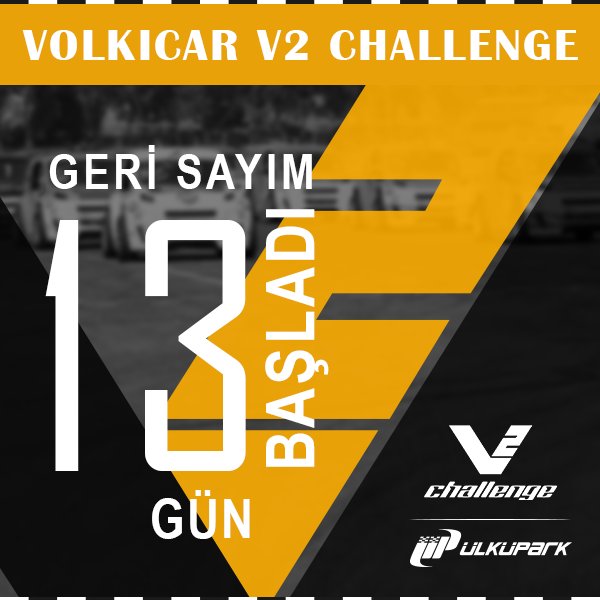 Volkicar V2 Challenge 2017, 15 Ocak'ta Ülkü Park Pisti'nde start alıyor, heyecan kaldığı yerden devam ediyor!
#ülküpark #v2challenge