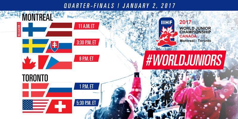 The quest for gold begins today! Don't miss out on the action in Montreal and Toronto 🎟️👉 bit.ly/2hwpHKp #WorldJuniors