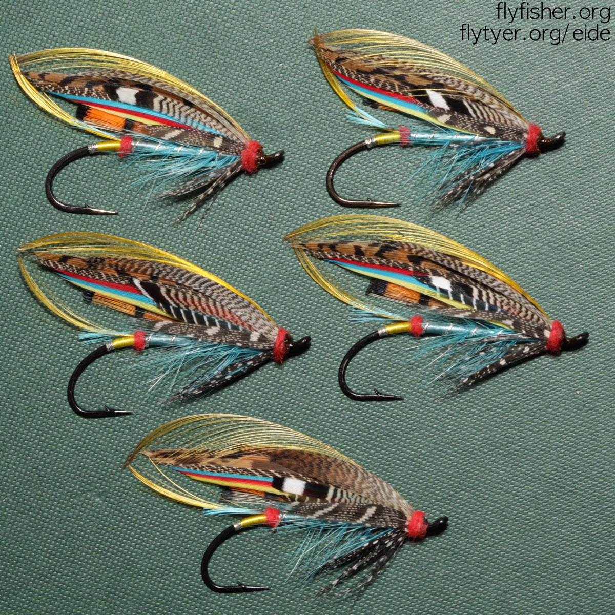 eide's tweet photo. A set of Blue Doctors #flytying #flyfishing #classicsalmonfly #salmon #fluebinding #fishing https://t.co/BigLAbS7Y1