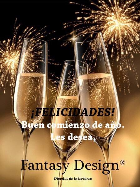 FantasyDesignMF's tweet image. Feliz Año Nuevo 2017🥂🍾 #diseñodeinteriores