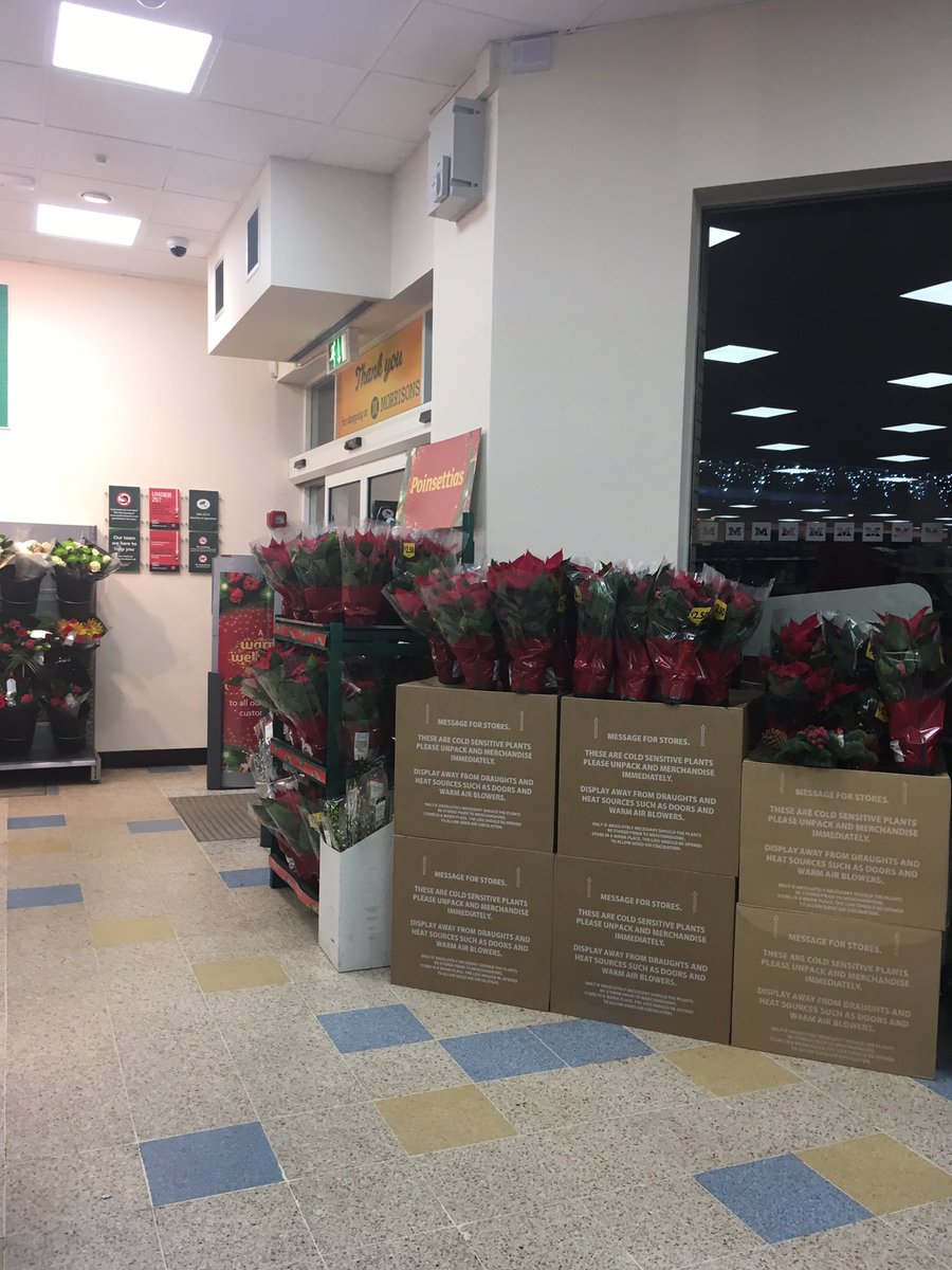 Jenniferann25's tweet photo. Went to buy a poinsettia over xmas but decided against @Morrisons when I saw this 😂 don't think it could be clearer! https://t.co/y4bcupdUg8