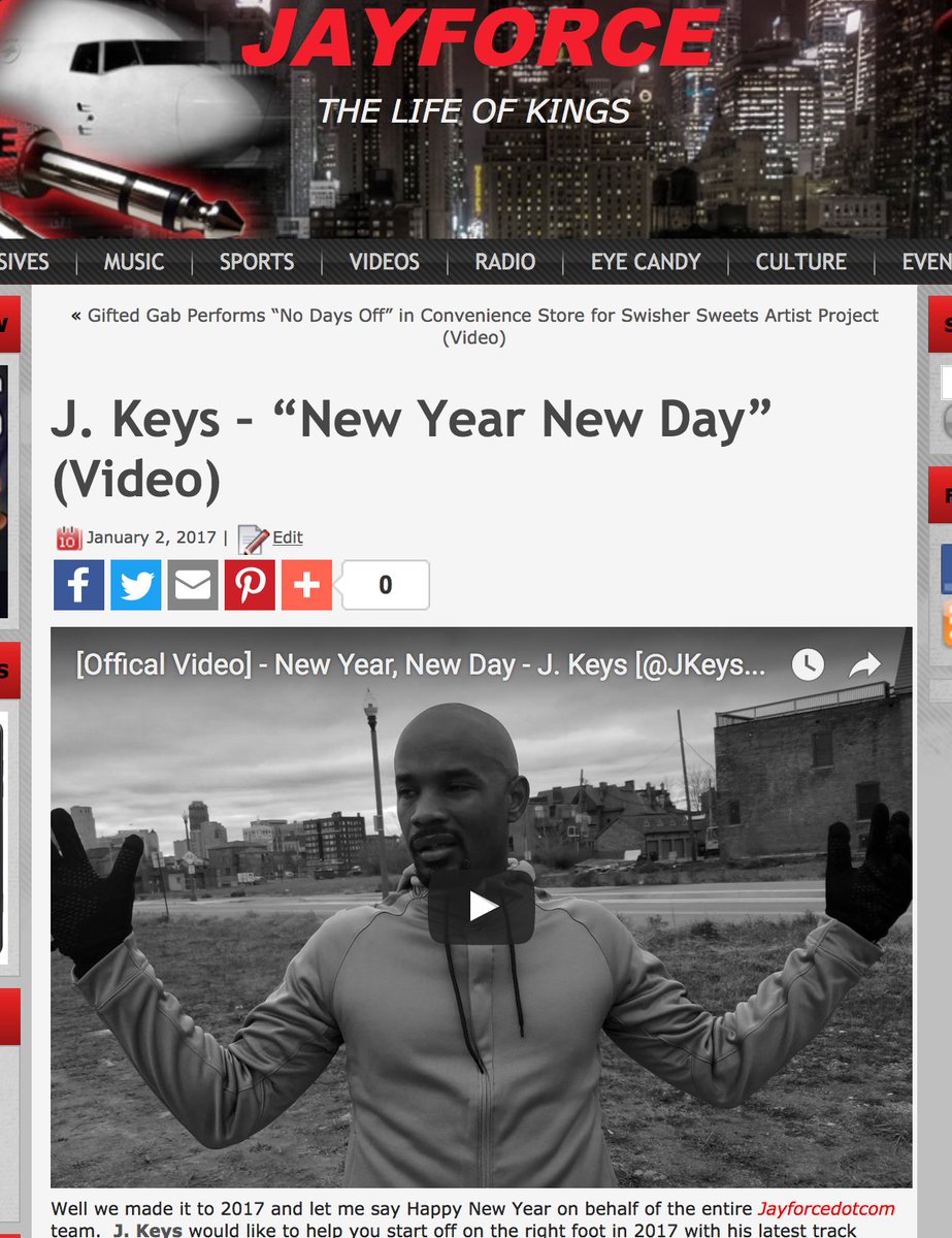 artbyodell's tweet photo. So @jkeysmusic wants U to start off 2017 right! Watch his New Year New Day Video https://t.co/Qe1pKukFZq on @JayforceDotCom #NYND https://t.co/OyYZ1AFULS