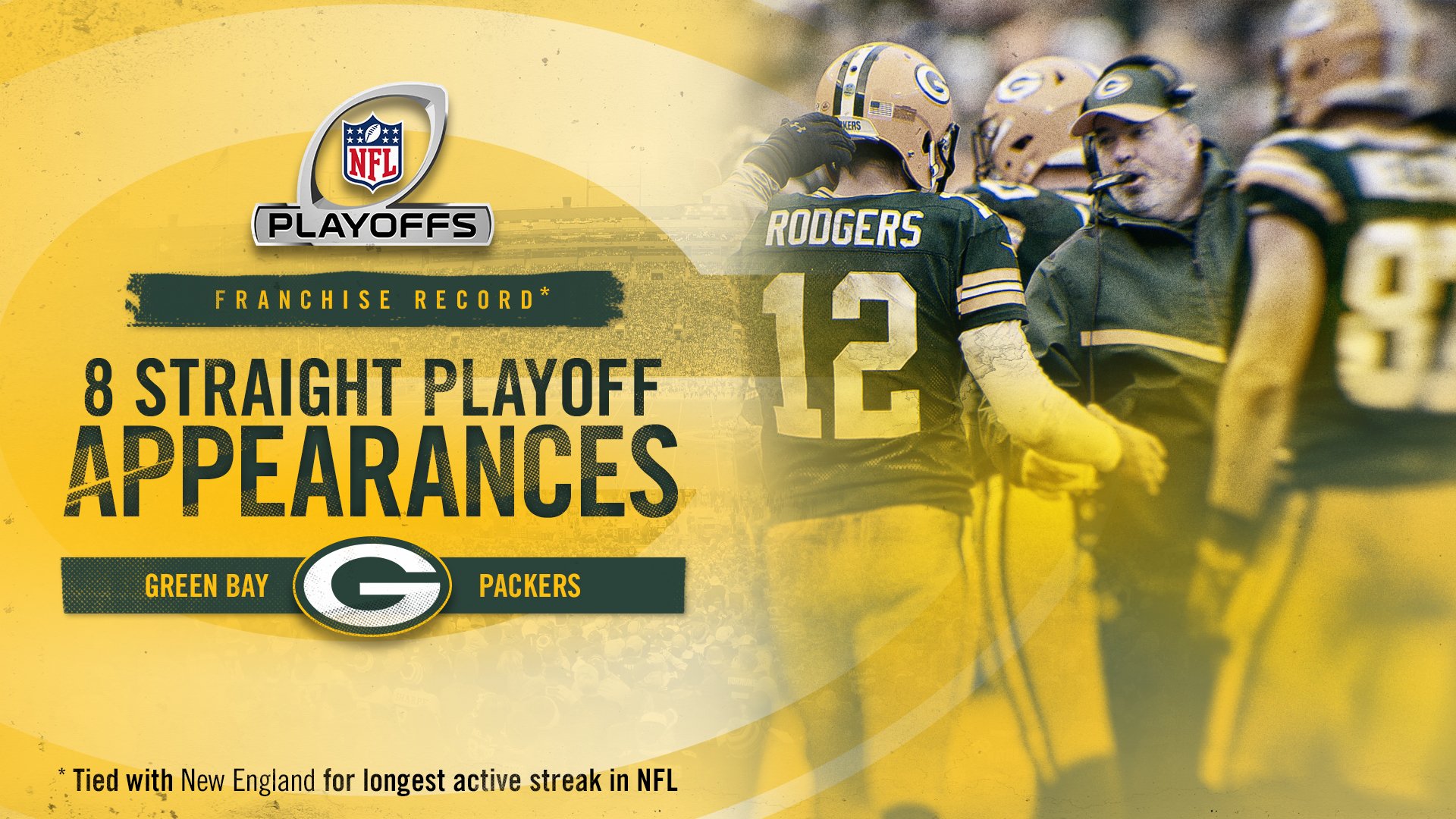 Green Bay Packers on X: 'The #Packers are playoff bound for the