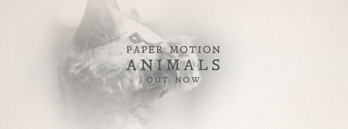 paper_motion's tweet image. It's here, our first single 'Animals'. This single is available this week only as a free download! trptk.com/product/paper-…