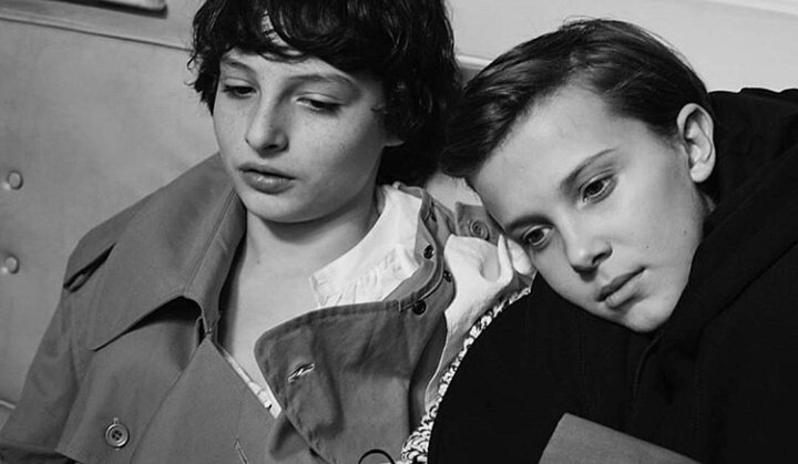 FWolfhardBR's tweet photo. 📷 Finn Wolfhard e Millie Bobby Brown em photoshoot para a revista Dazed Magazine https://t.co/PDsaaEW4nQ