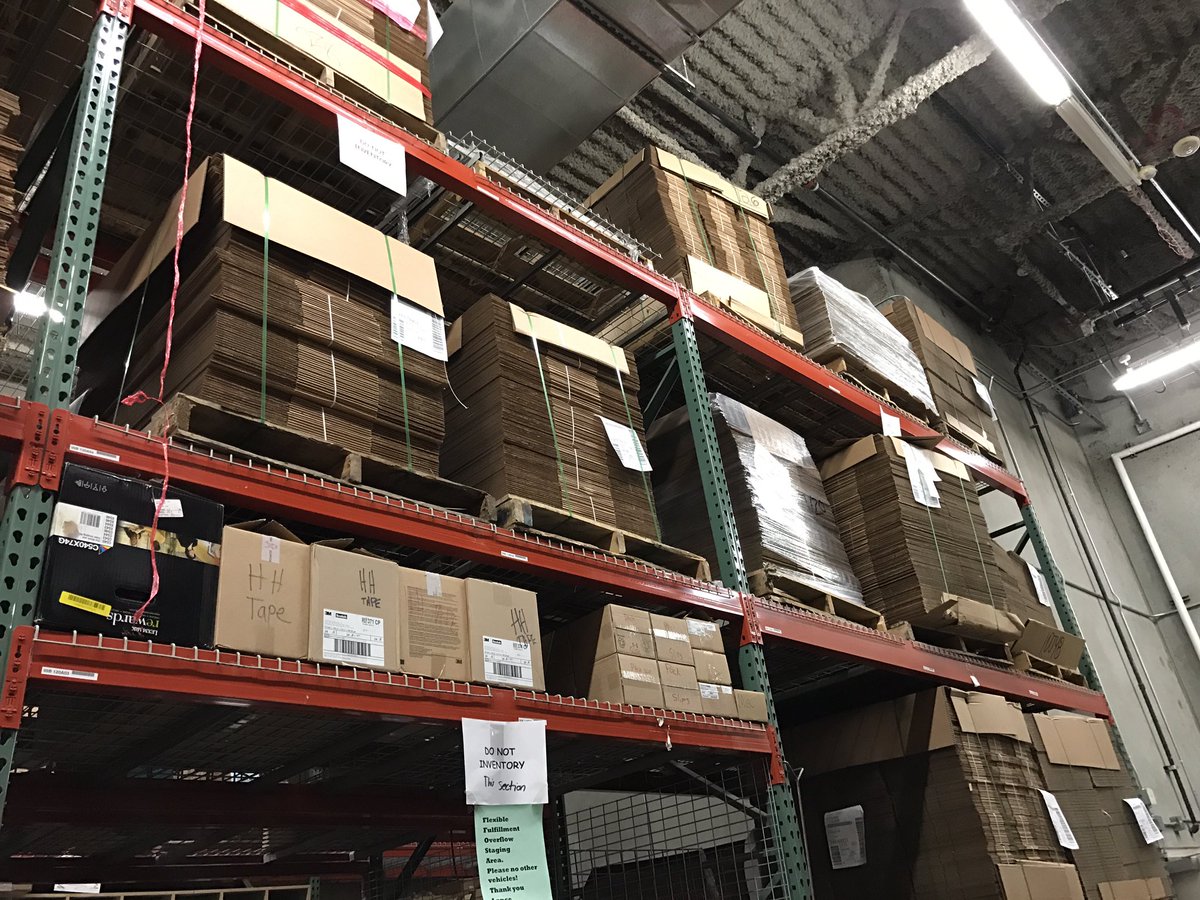 HockeyGirlLiss's tweet photo. My multi-talented bulk captain Cliff helped get SFS back to brand! #bounceback #overnightownsit #fulfillmentnerd #t2482  @Amy_Sherer https://t.co/ooUEx0y4aO
