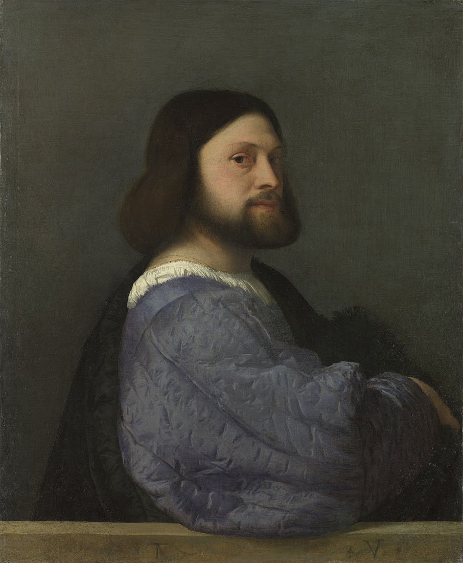 NationalGallery's tweet image. The subject of this portrait by Titian may have been a member of the Barbarigo, an artistocratic Venetian family: bit.ly/2hAzYl2