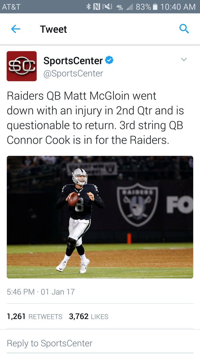 hockey10_BA's tweet image. I love when I'm right... #spartyon #raiders  #ConnorCook