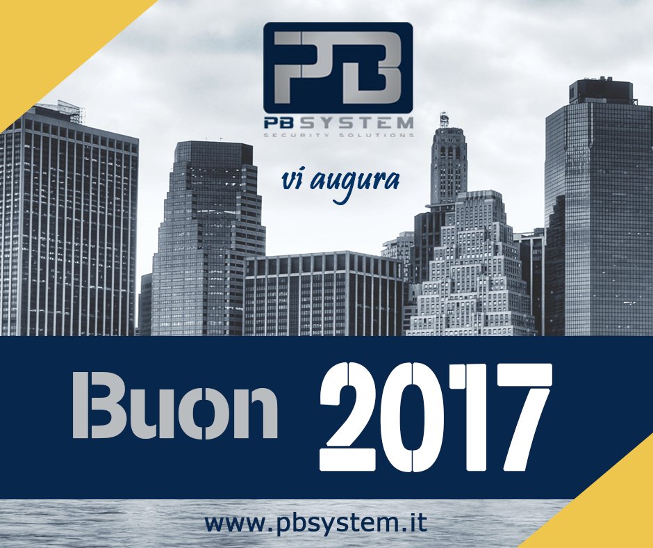 PBsystem_srl's tweet photo. Pbsystem augura a tutti un felice 2017.
#felice2017 #auguridibuonanno #pbsystem 
https://t.co/lM3gwj0LnG https://t.co/RrpmM8Qi6W