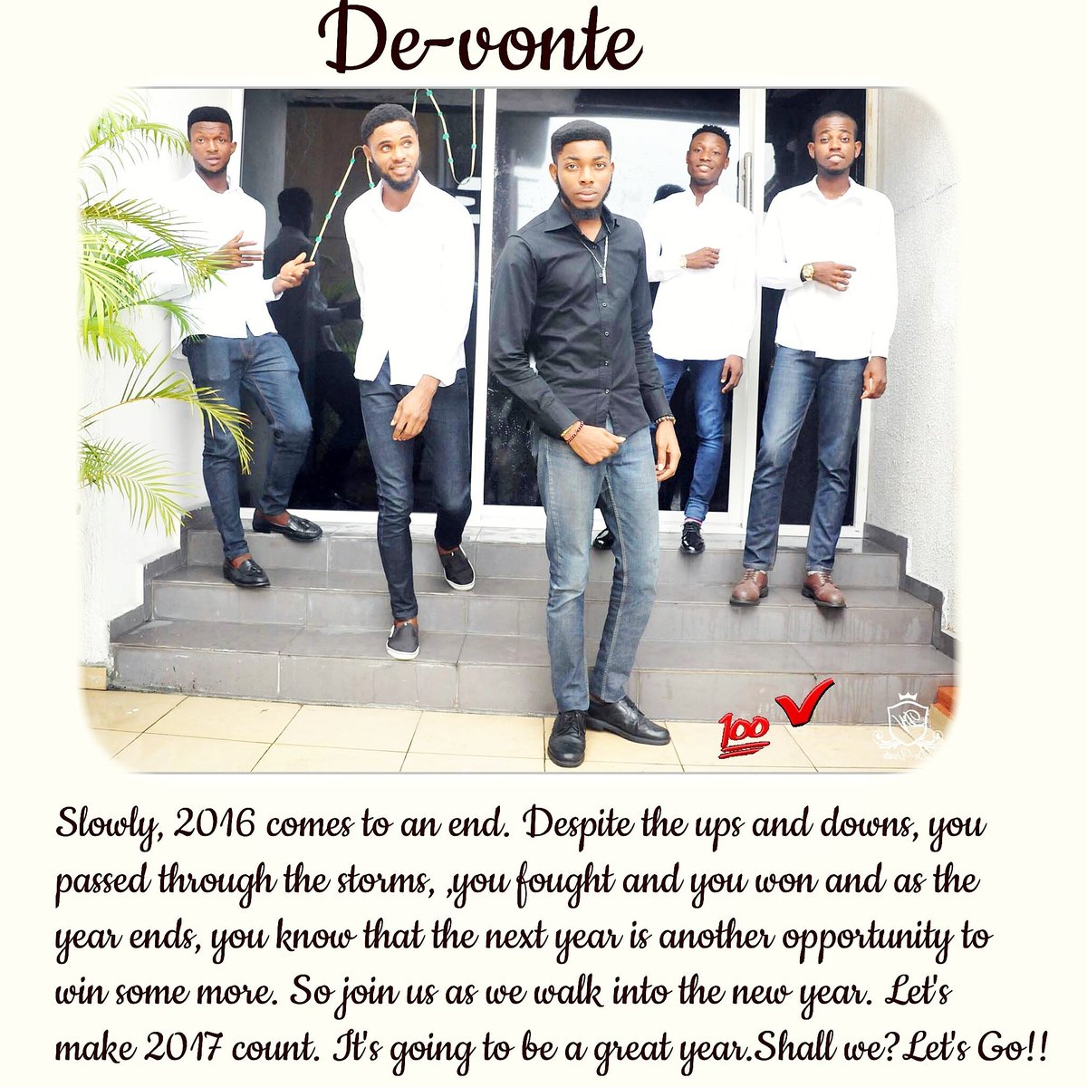 Devvonte's tweet image. Happy new year everyone! !!