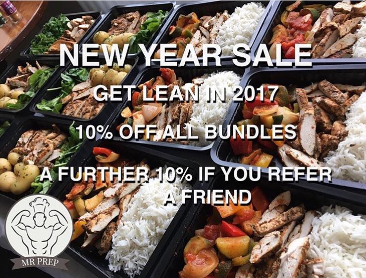 MrPrep_'s tweet photo. Happy new year tweeters🎊🎉

New year offers are well under way, let's get lean in 2017 

#mrprep #readyprepgrow #newyear #health #motivation https://t.co/wpFvIq0opY