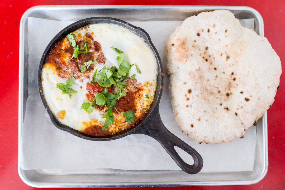 Extra grey New York days call for piping hot Shakshuka 🔥🔥 Now served ALL DAY everyday 👏👏 With new hours 11-7. Happy 2017 folks!