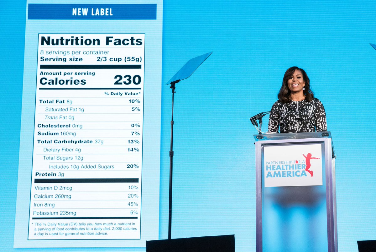 #YesWeCan moment: When @US_FDA modernized the Nutrition Facts label to reflect the latest science with a refreshed design –Deb