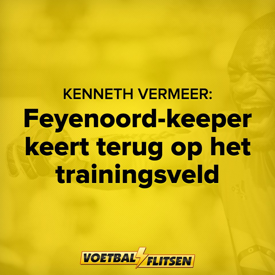 VIDEOBEELDEN: <a href="/kennethvermeer/">Kenneth Vermeer</a> terug op het trainingsveld bij #Feyenoord - Dat zullen de fans ook leuk vinden. 
voetbalflitsen.nl/nieuws/dsddpm/…