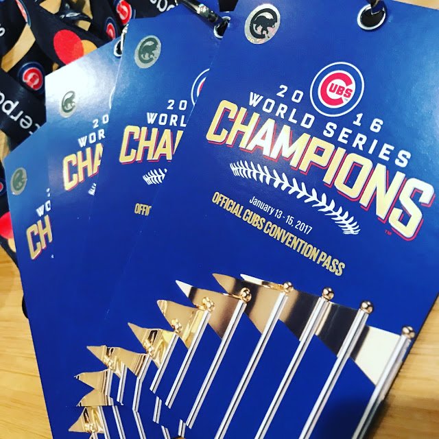 ACHotelChicago's tweet photo. The boys are back to #FlyTheW during the 2017 Chicago Cubs Convention. Who's going? https://t.co/2e4l8oCMTC #312ACtion https://t.co/Q83ZSWqGUo