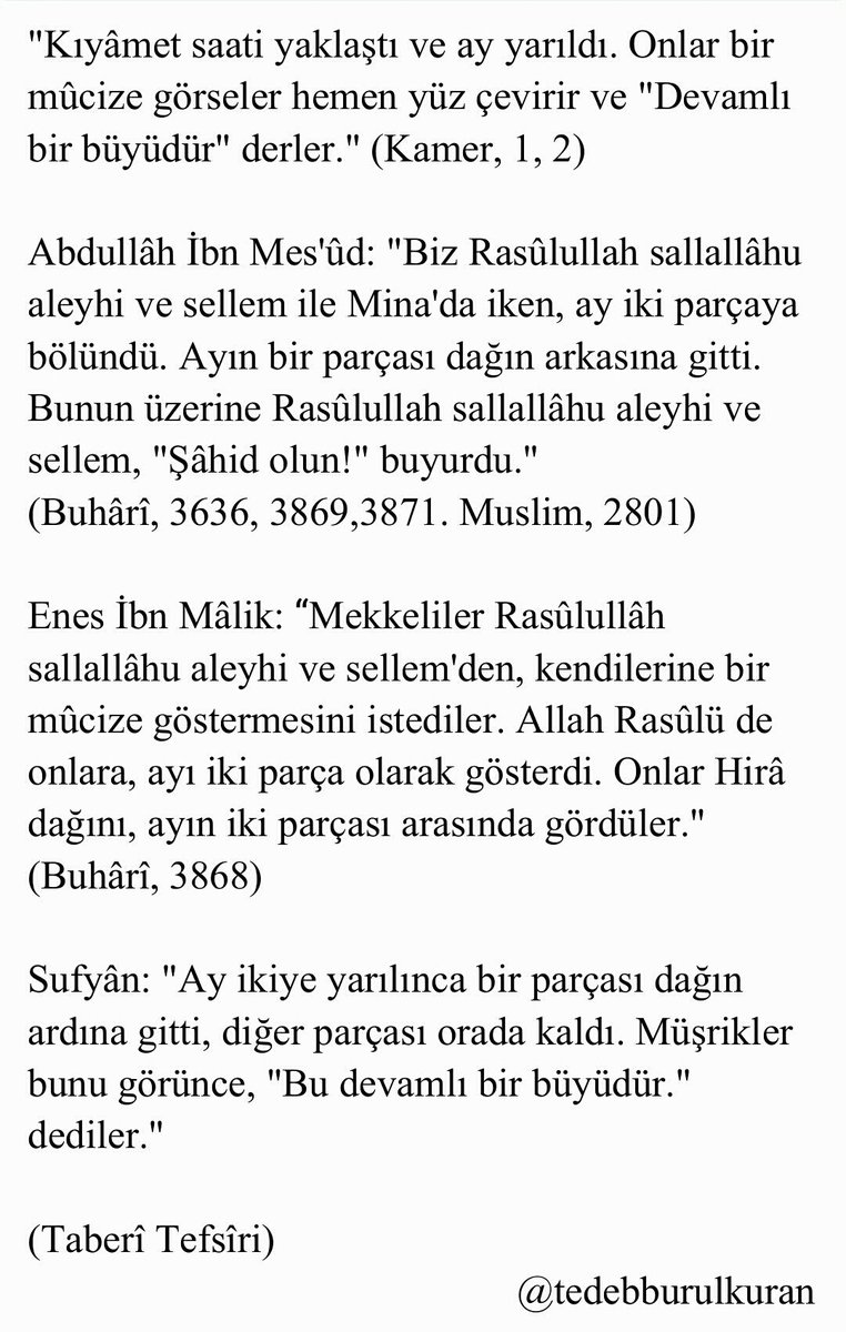 Selefin Tefsîri (@tedebburulkuran) on Twitter photo 