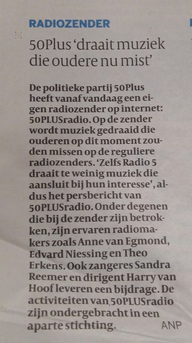 Michiel 🎗️ מיחיל (@michielwiltvank) on Twitter photo <a href="/LeonieSazias/">Léonie Sazias</a> mijn vader luisterde altijd naar #WekkerWakker op <a href="/NPORadio5/">NPO Radio 5</a> en voelde zich daar thuis. Wat is bij #50plusradio anders? <a href="/LeonieSazias/">Léonie Sazias</a> mijn vader luisterde altijd naar #WekkerWakker op <a href="/NPORadio5/">NPO Radio 5</a> en voelde zich daar thuis. Wat is bij #50plusradio anders?