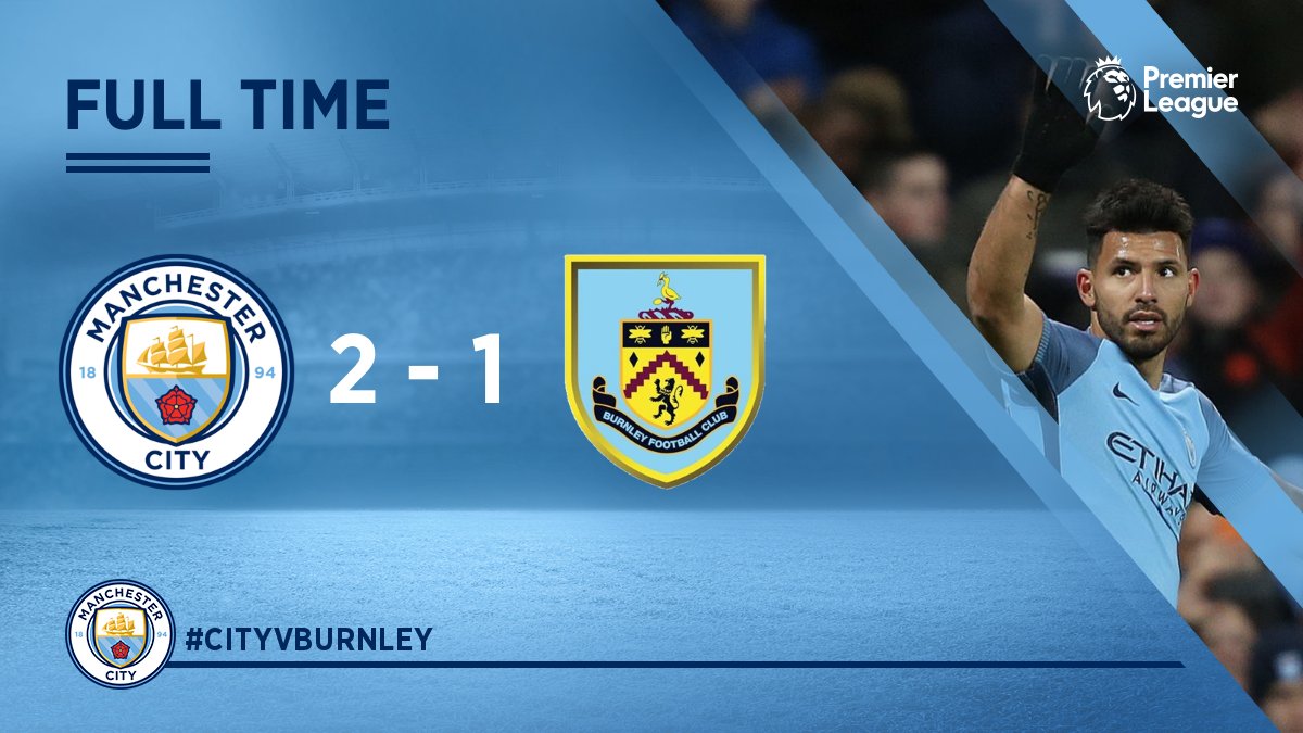 ManCity's tweet photo. FT | City 2-1 Burnley

Ten-man City battle to victory against the Clarets! #cityvburnley #mcfc https://t.co/nrytOpMAdU