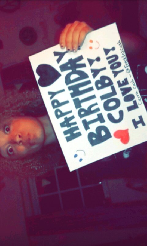 snc_polls's tweet photo. Happy birthday @itscolbybrock 

From: @frecklescash https://t.co/AjONyrkrfn