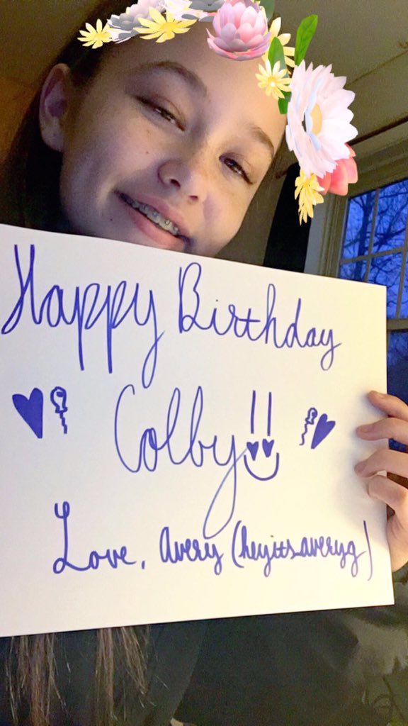 snc_polls's tweet photo. Happy birthday @itscolbybrock 

From: @HeyItsAveryG https://t.co/gmq6EY5h9W