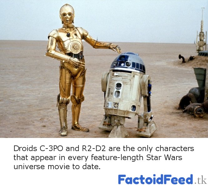 New Title: "The Adventures of C-3PO and R2-D2" - factoidfeed.tk/entertainment/… #trivia #starwars #facts