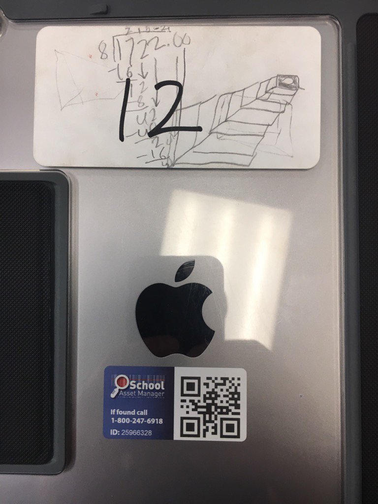 Gives a new meaning to "show your work on the iPad " 😂#engage109 #wilmot109