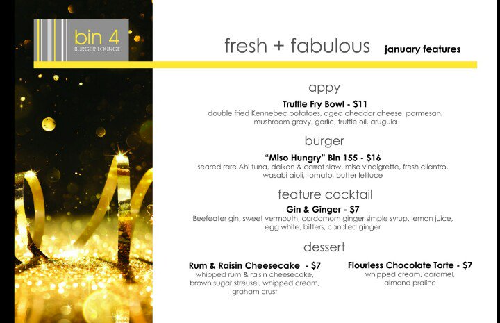 Bin4Burgers's tweet image. January feature menu starts today at all locations! #yyj #yyjfood #yyjeats