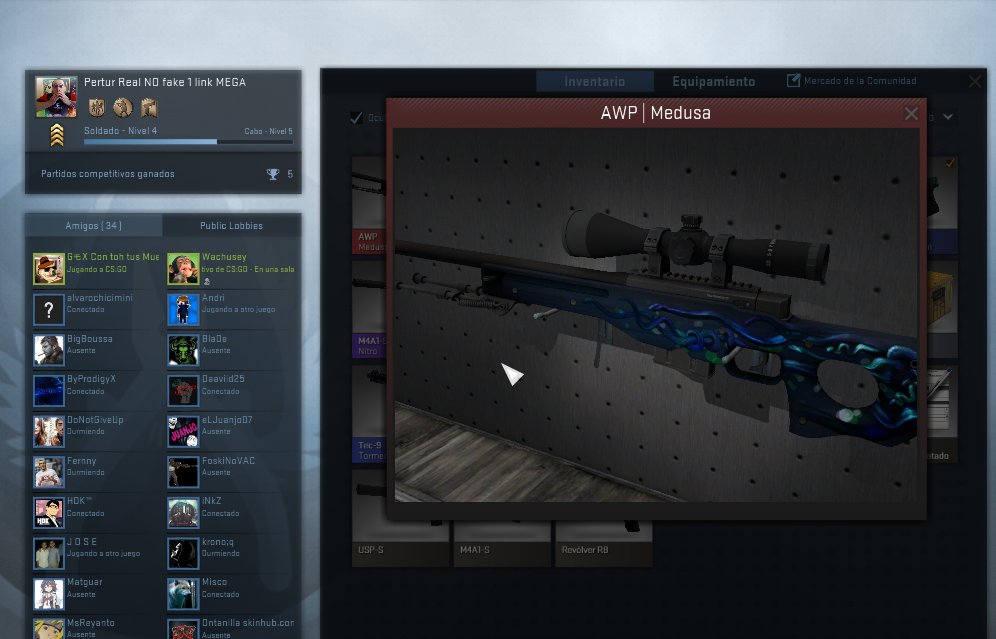 Perturasoh's tweet photo. 🔥🔥 Vendo AWP MEDUSA Field Tested 🔥🔥
✅Valorada en 545 euros
✅ Escucho ofertas
✅ Interesados MD
🔥🔥🔥🔥 ¿RT PARA DIFUNDIR? 🔥🔥🔥🔥 https://t.co/WCHPBT1zI5