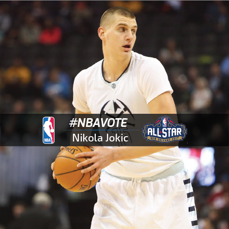 FantasyNov4's tweet photo. Glasajte da @JokicNikola15 bude učesnik #NBAAllStar 
#NBAVOTE Nikola Jokic https://t.co/EQFd5UOPeY