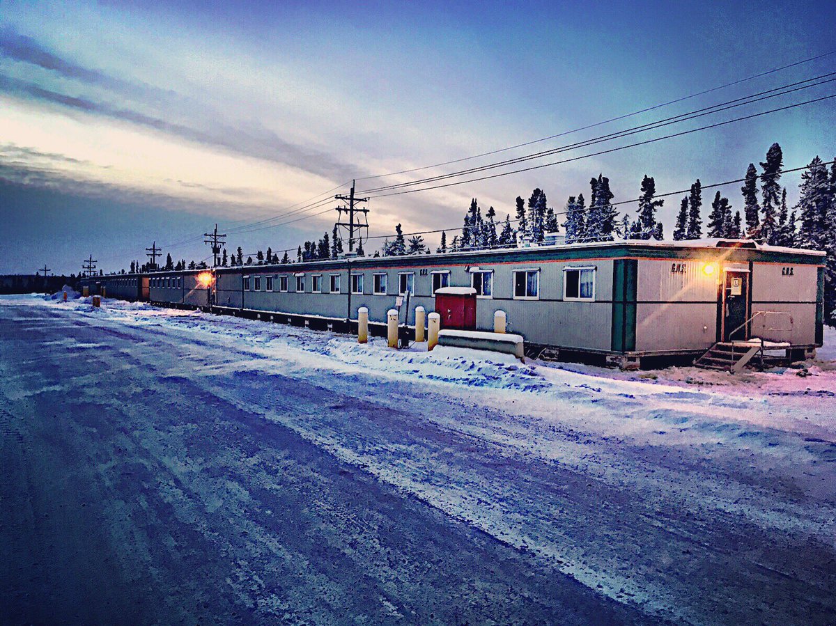 komplete_mod's tweet image. Northern Saskatchewan nightfall. Home away from home for hardworking Canadians at @arevaresources #McCleanLake site. #GNS #FieldReady