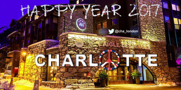 cha_london's tweet image. Happy New Year  from Charlotte #AigleDesNeiges bar @valdisere  @MaranathaGroupe friends from #London @SG_Fenchurch  Are Welcome