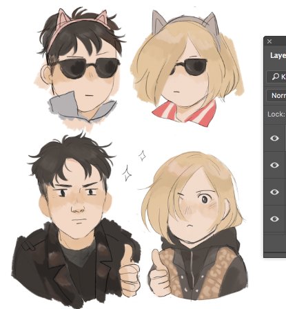 making progress on some of the stickers?? 