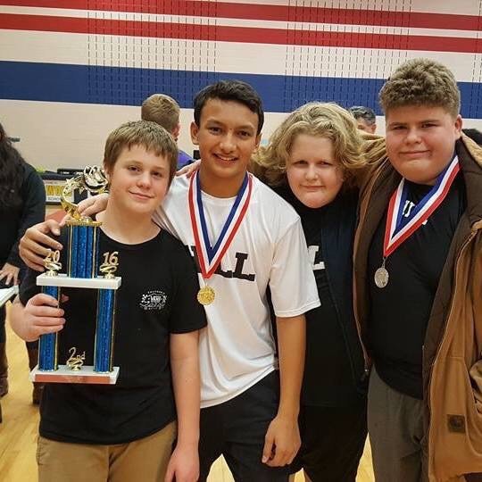 FHMSWildcats's tweet photo. The FHMS Wrestling team placed 2nd at the district meet held at @HillwoodMS on Dec 16. Great job to all involved! https://t.co/h2adS53Qv6