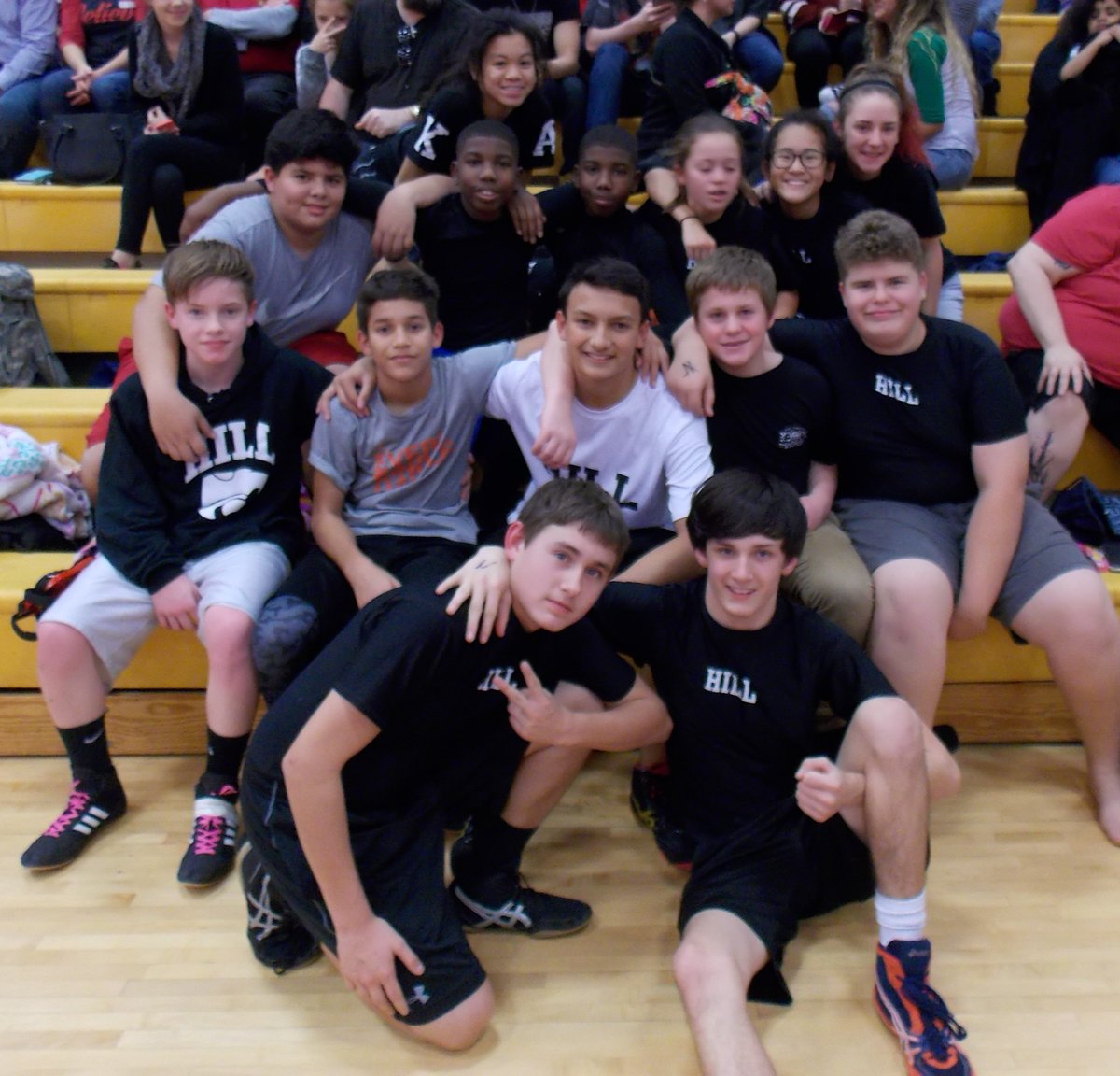 FHMSWildcats's tweet photo. The FHMS Wrestling team placed 2nd at the district meet held at @HillwoodMS on Dec 16. Great job to all involved! https://t.co/h2adS53Qv6
