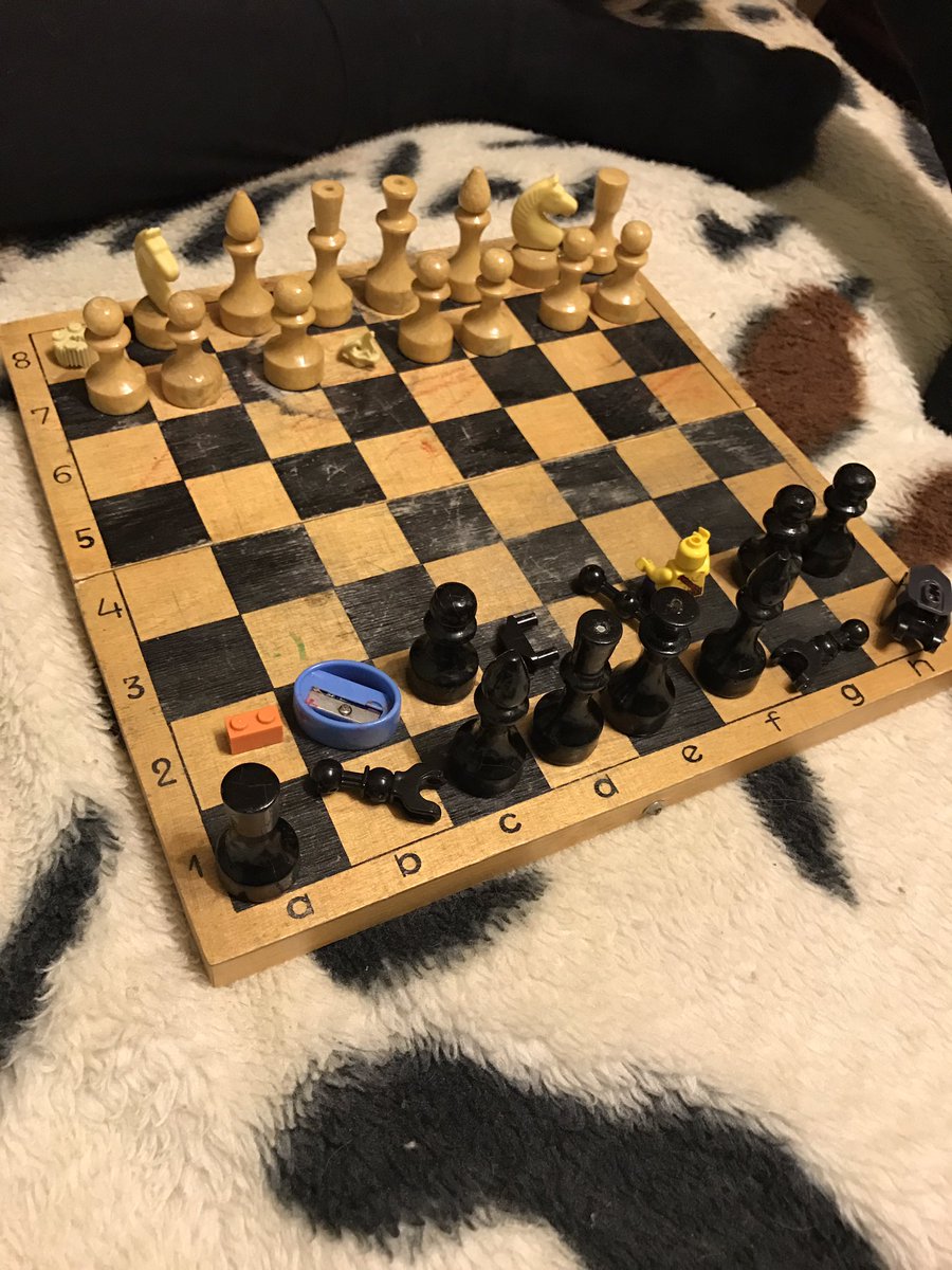 When you've lost some chessmen