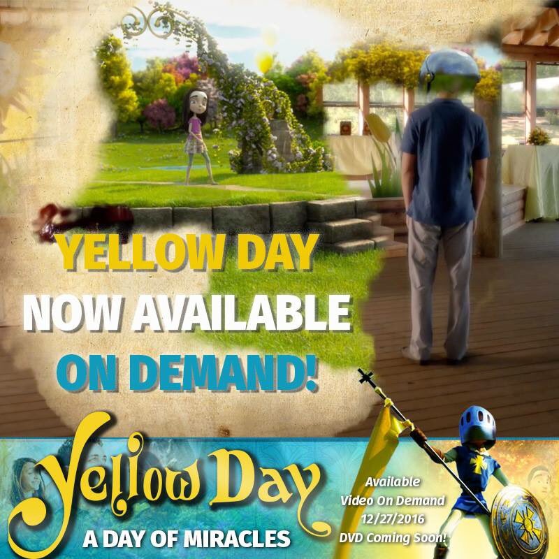 Happy New Year! 🎊 #YellowDay now available On Demand and DVD pre-order for Feb. 2017! makeitayellowday.today/yellow-day-ava…
