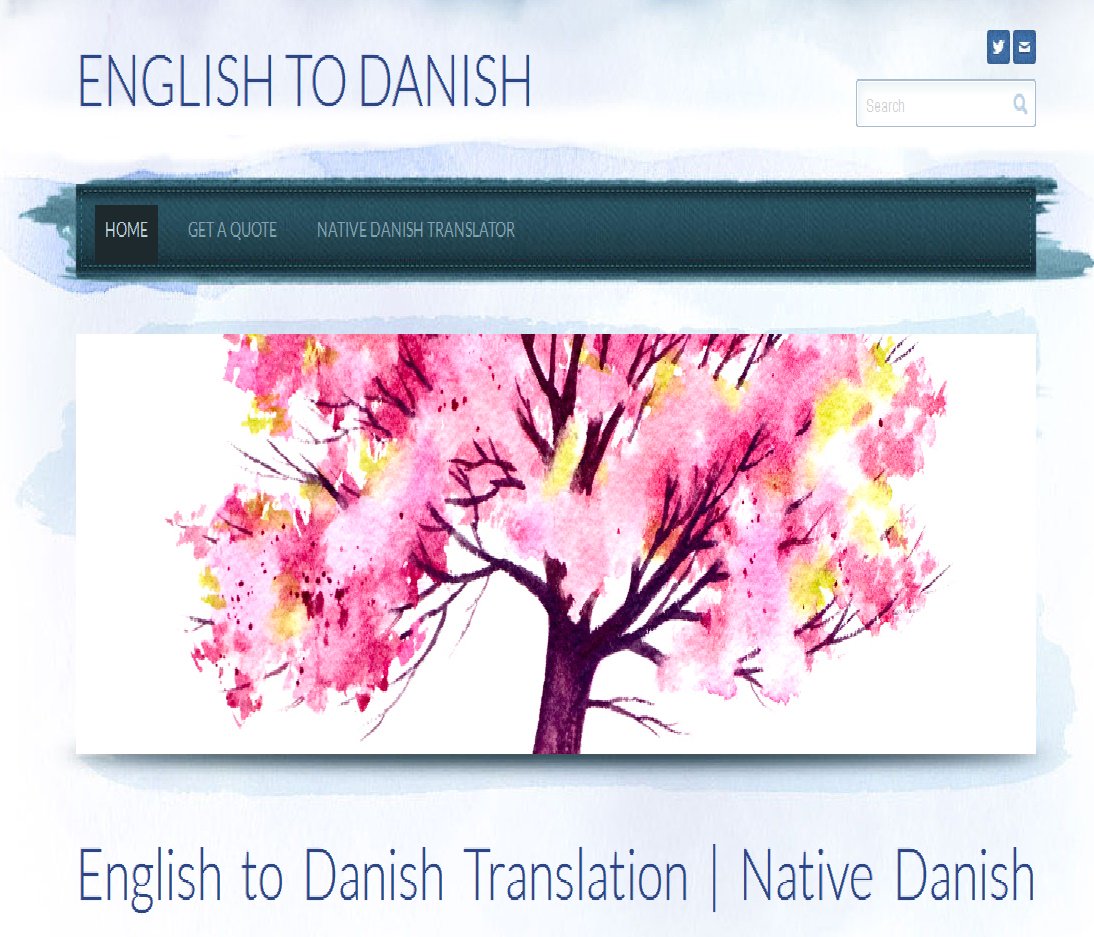 adaneinspain's tweet photo. My English to Danish translation website has just gone live...
https://t.co/j6ercPnG93 https://t.co/UhZDLbzkvv
