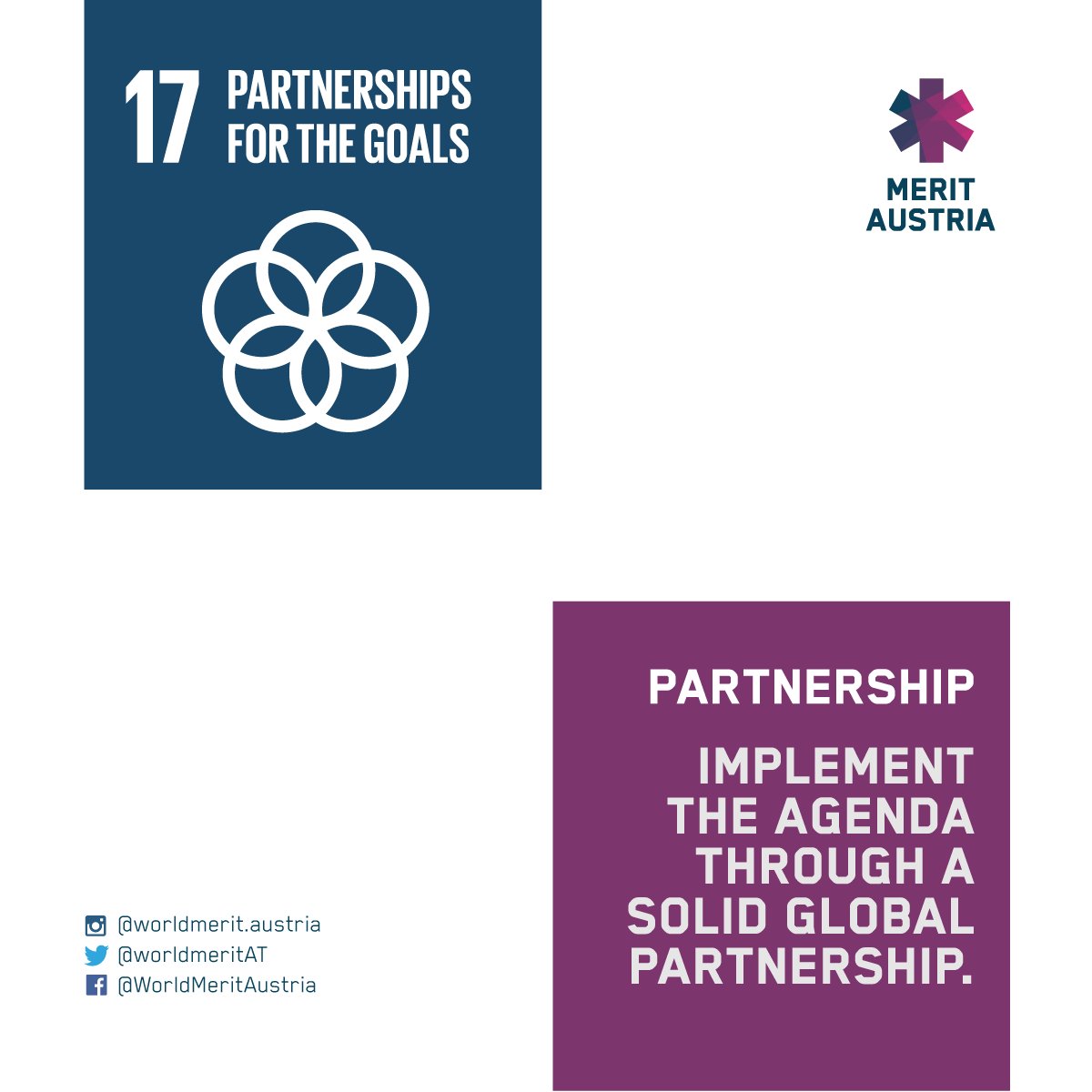WorldMeritAT's tweet image. Heute geht es um das letzte der fünf "P"'s: Partnership! #partnershipforthegoals #Oesterreich #Austria #SDG #UnitedNations