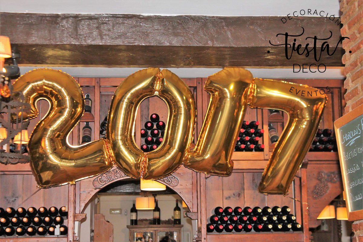 #decoraciónconglobos #globos #findeaño2017 #fiestadeco #eventosmalaga