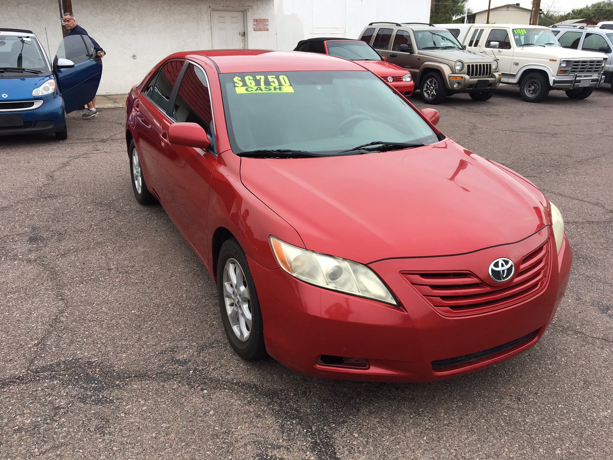 Northmountaincc's tweet photo. Start the year off right in one of our 3 Toyota Camry's! All under $7000!

-Red 2009 $6750
-Silver 2007 $5950
-Black 2007 $5350
Call today! https://t.co/D4OwleROsS
