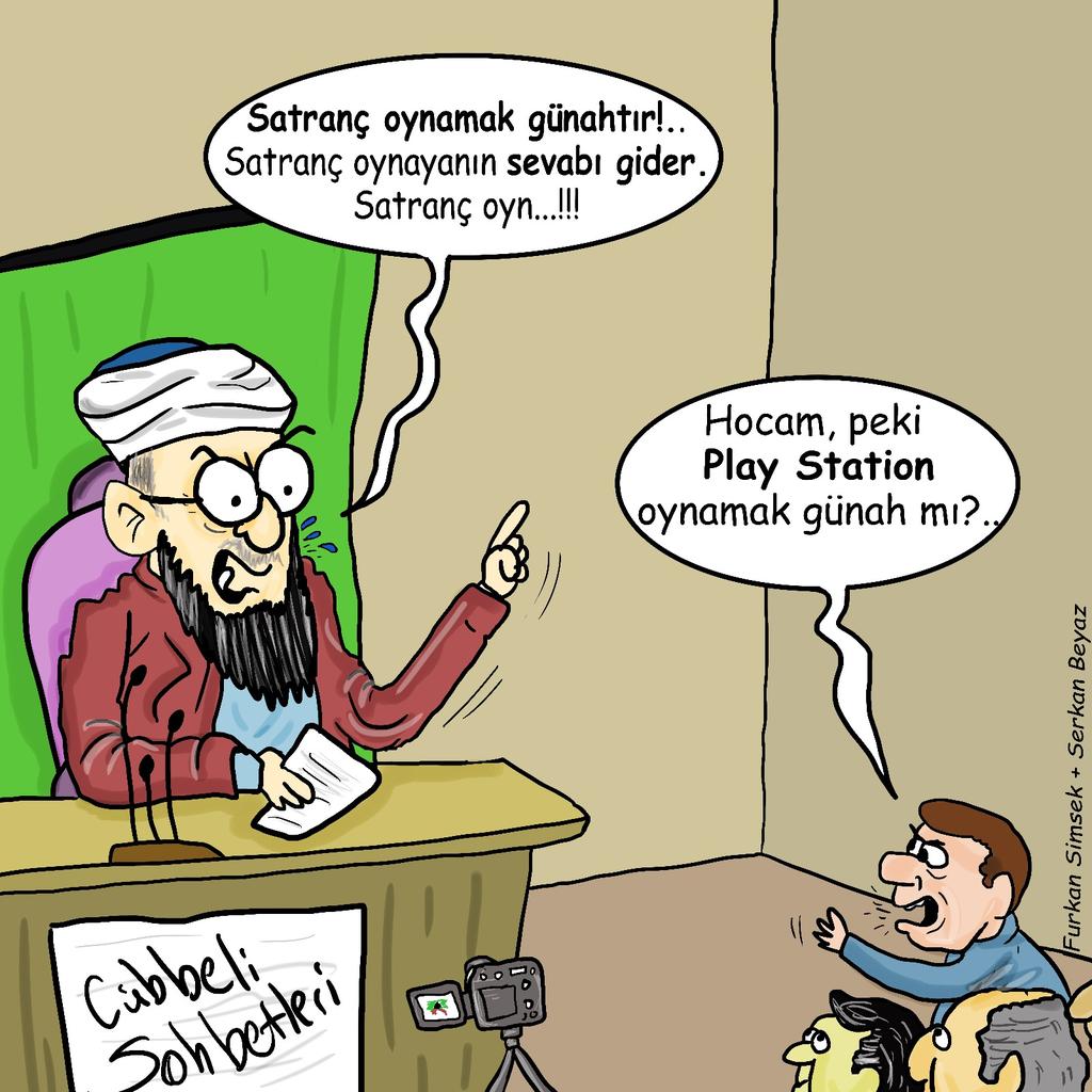 Hocam sen hayırdır!...
#SatrançGünah #Cübbeli #PlayStation #caiz #sevap #gunah #HadiCanımOrdan #TövbeTövbe