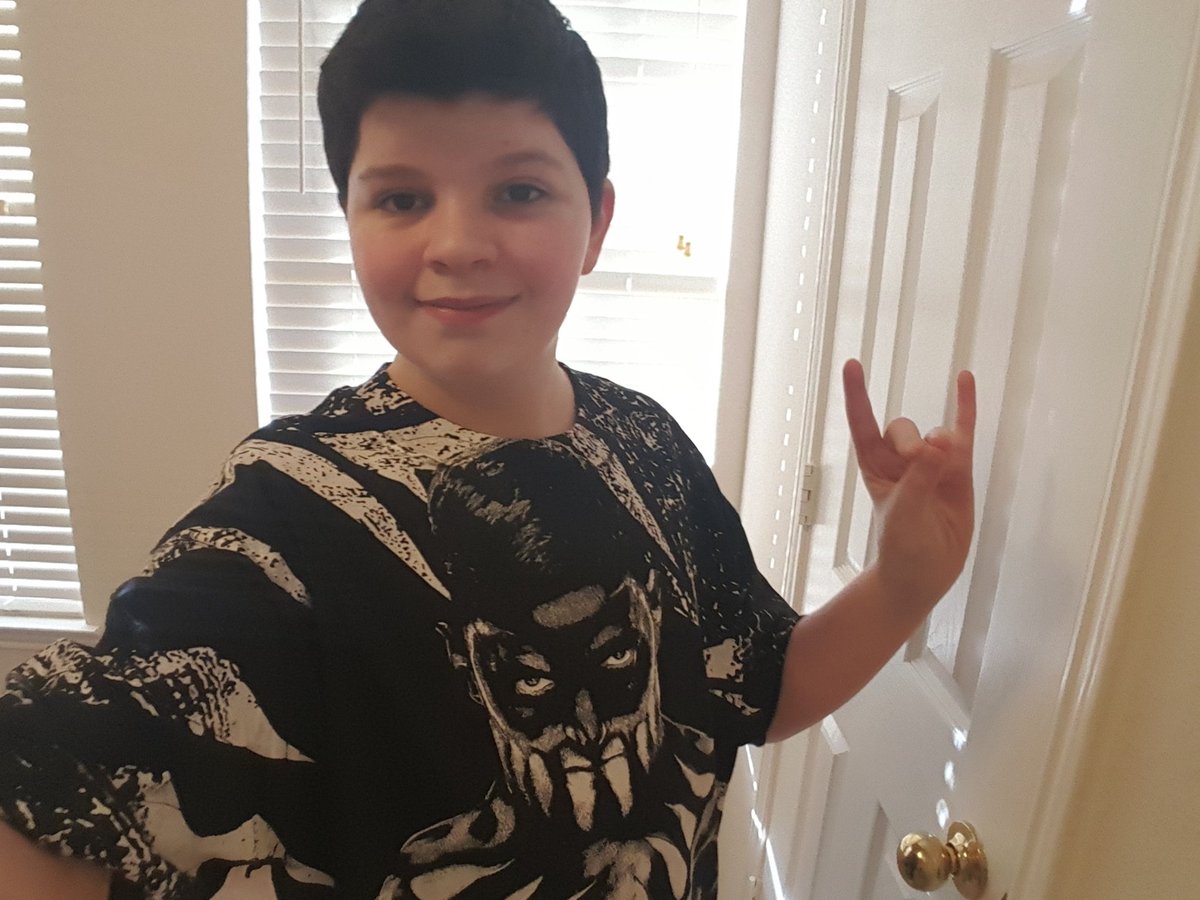 theconnorriley_'s tweet photo. Wearing my @FinnBalor shirt I love it and try to do the #FinnPose not that good at it lol https://t.co/R4XeKW4s5x