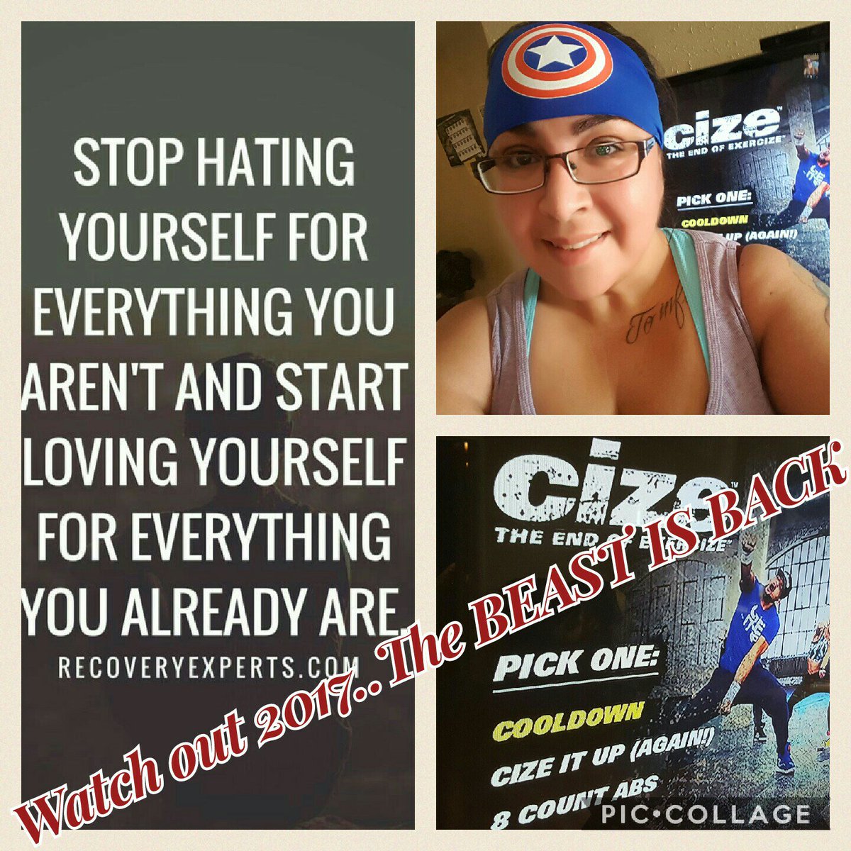 SuzyAponte's tweet photo. #Beachbody #Coach #Shakeology #youjusthavetopushplay #loveyourselfenoughtocommit #takingmeback #BeastMode https://t.co/aSqvd3LClS