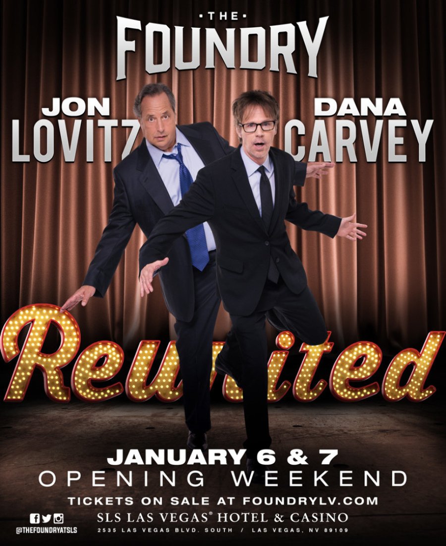 VegasTravelNews's tweet photo. @danacarvey @JonLovitz at the @TheFoundryatSLS THIS WEEKEND! Tix: https://t.co/CVYpk8Oe96 Check them out! #danacarvey #jonlovitz #SLSLV https://t.co/Iucj0vo29w
