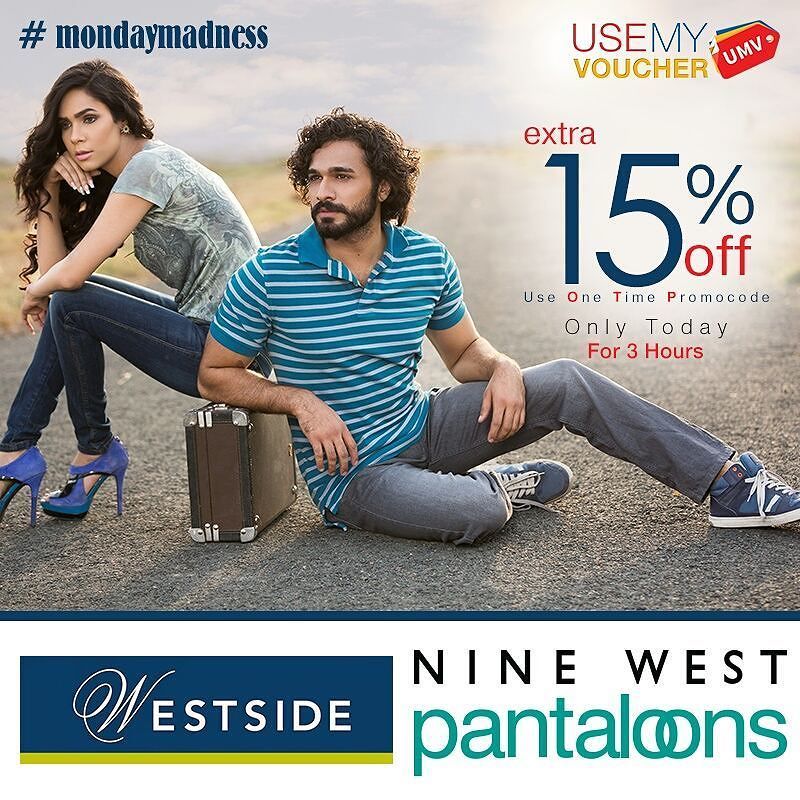 UseMyVoucherApp's tweet image. SALE #StyleTuesday!
Avail Flat 15%Off on Westside|Pantaloons|Ninewest
Use OneTimePromocode… ift.tt/2iJoigs