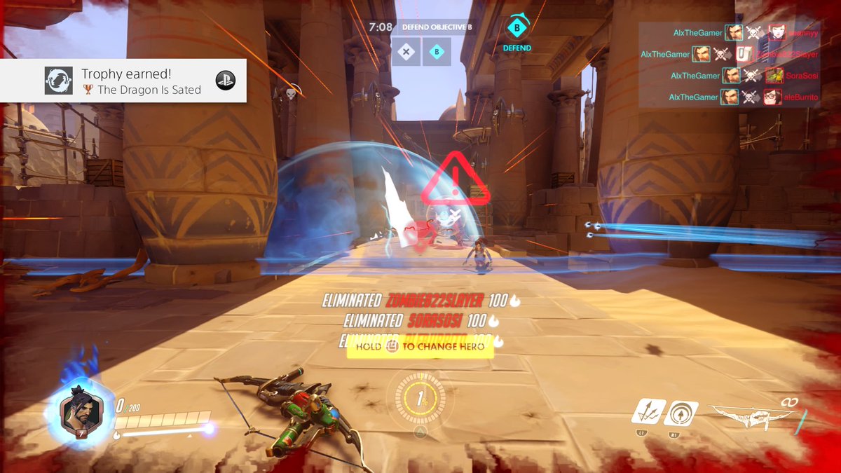 AlxZ4nd3r's tweet image. #PS4share #QuadKill #Overwatch #Hanzo # Dragonstrike